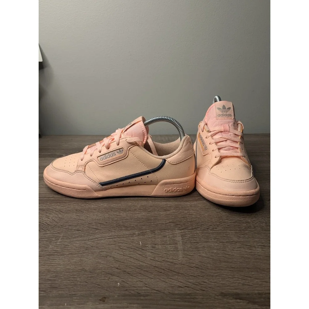 Adidas Continental 80‎ Pastel Pink Women's Sneakers Retro Tennis Shoes